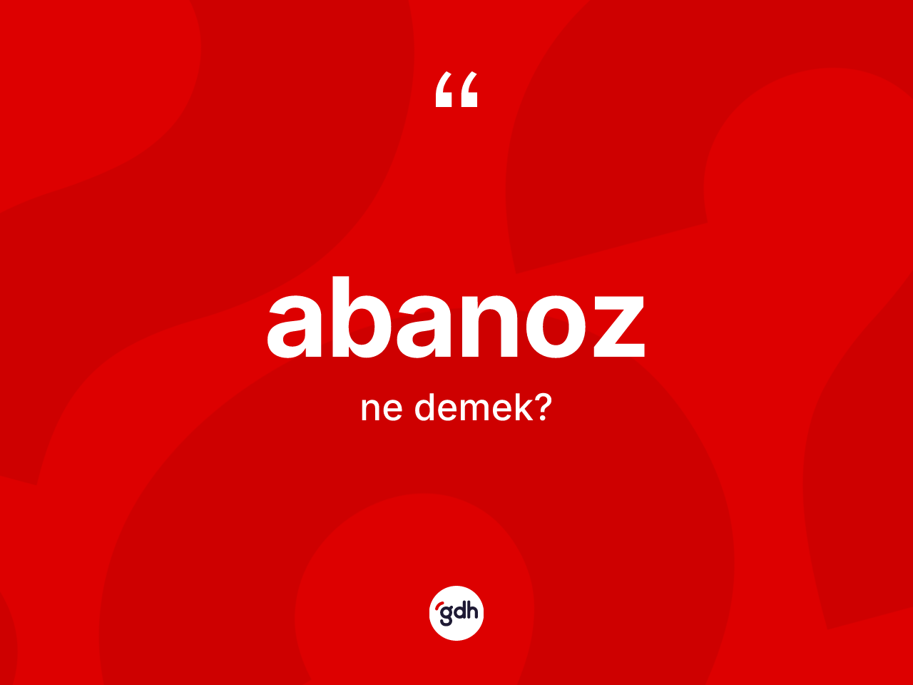 Abanoz nedir? Abanozun kısaca tanımı nedir?