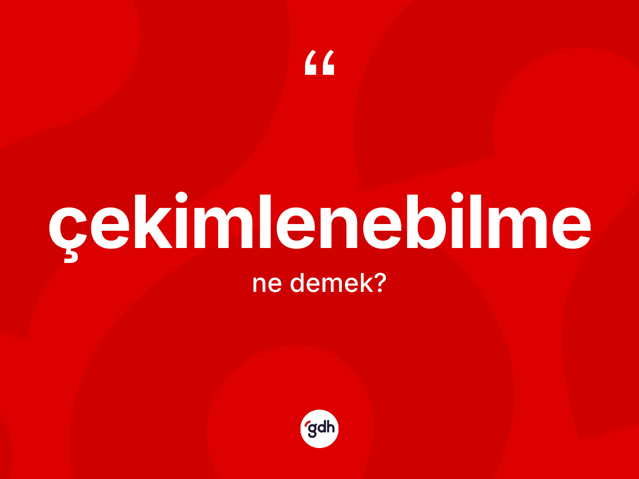 Çekimlenebilme nedir? Çekimlenebilmenin halk arasındaki kullanımı nasıldır?