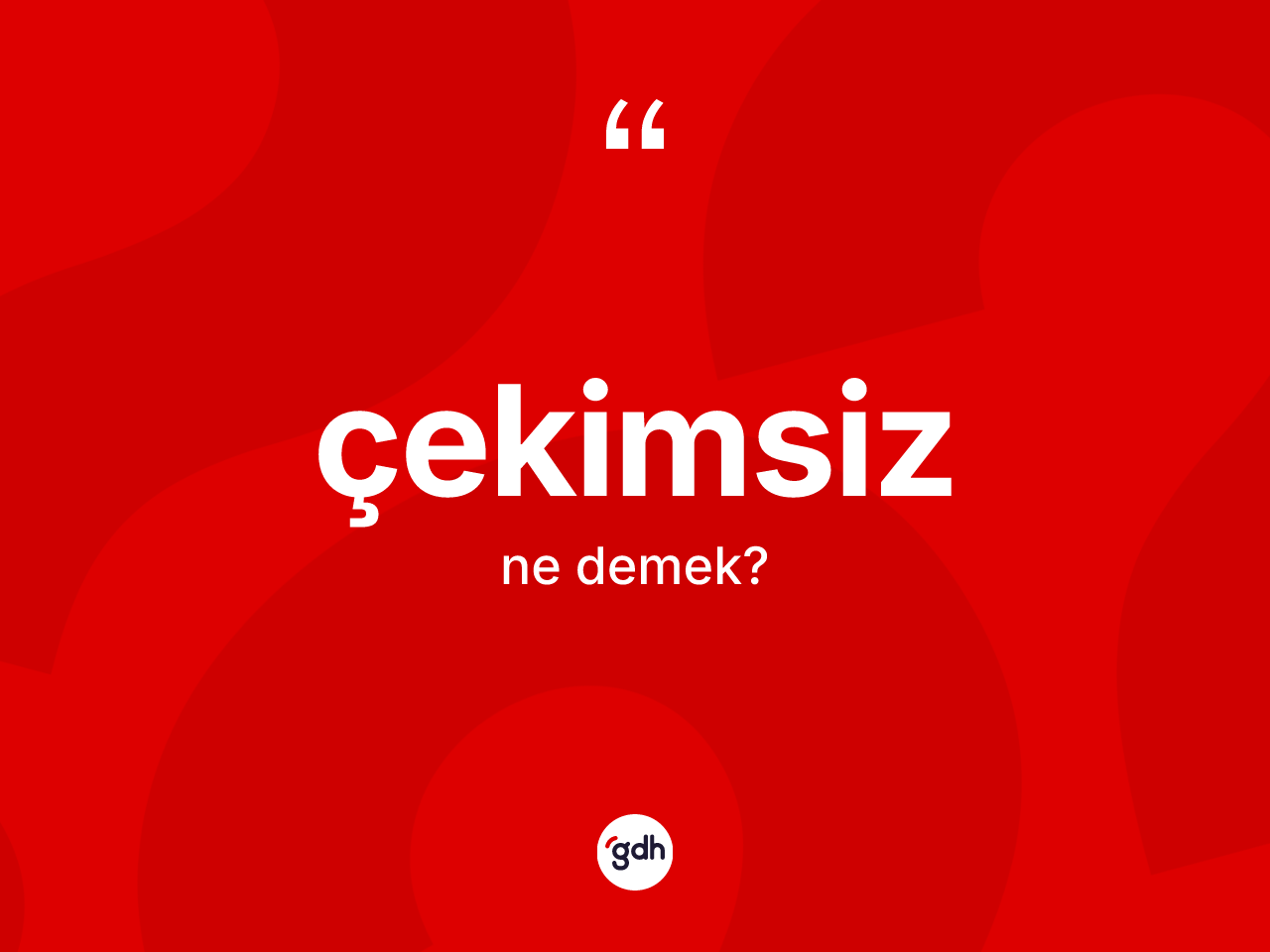 Çekimsiz kelimesinin tanımı nedir? Çekimsizin TDK'ya göre anlamı nedir?