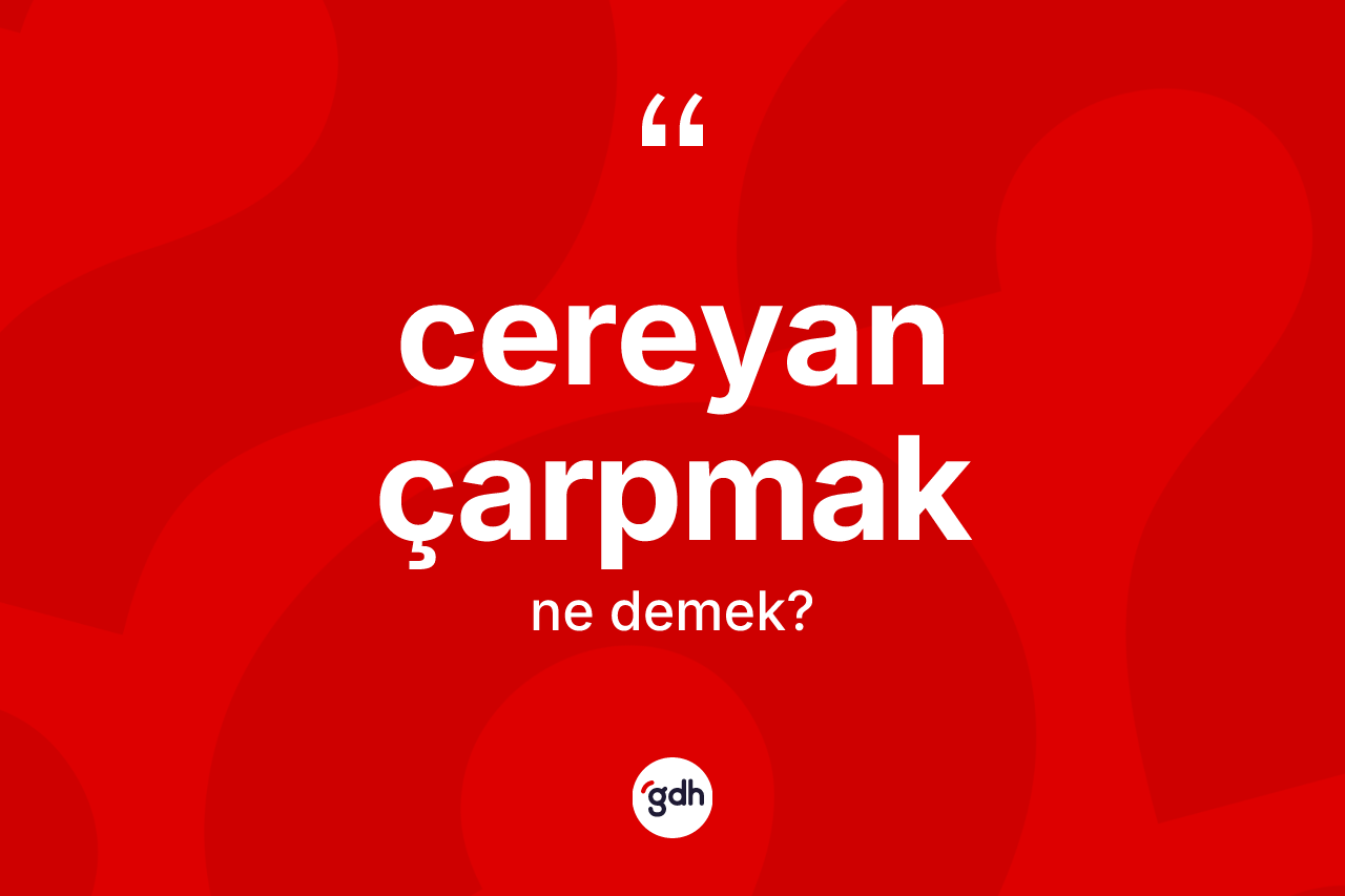 Cereyan çarpmak ifadesi ne anlama gelir? Cereyan çarpmak ifadesinin TDK'ya göre açıklaması nedir?