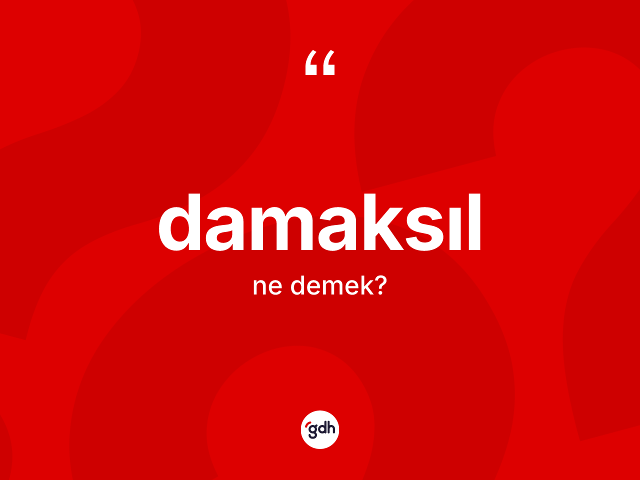Damaksıl ne anlama gelir? Damaksıl kelimesinin kaç farklı anlamı var?