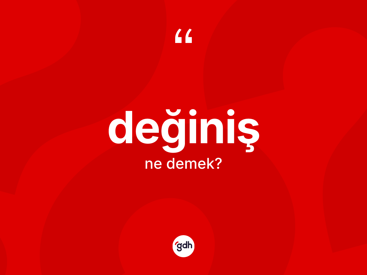 Değiniş kelimesinin anlamı nedir? Değinişin TDK'ya göre anlamı nedir?