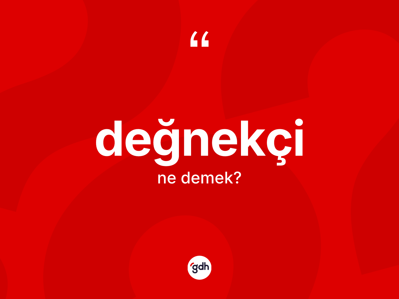 Değnekçi ne demek? Değnekçinin kısaca tanımı nedir?