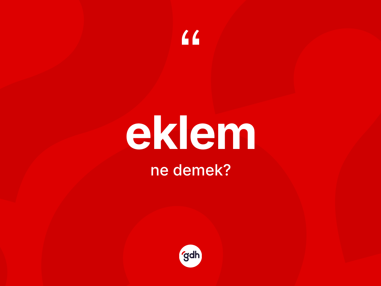 Eklem ne demek? Eklemin TDK'ya göre anlamı nedir?