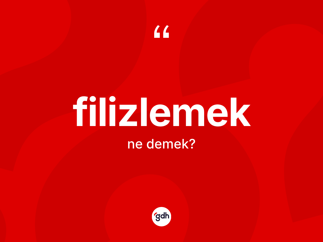 Filizlemek nedir? Filizlemeğin kısaca tanımı nedir?