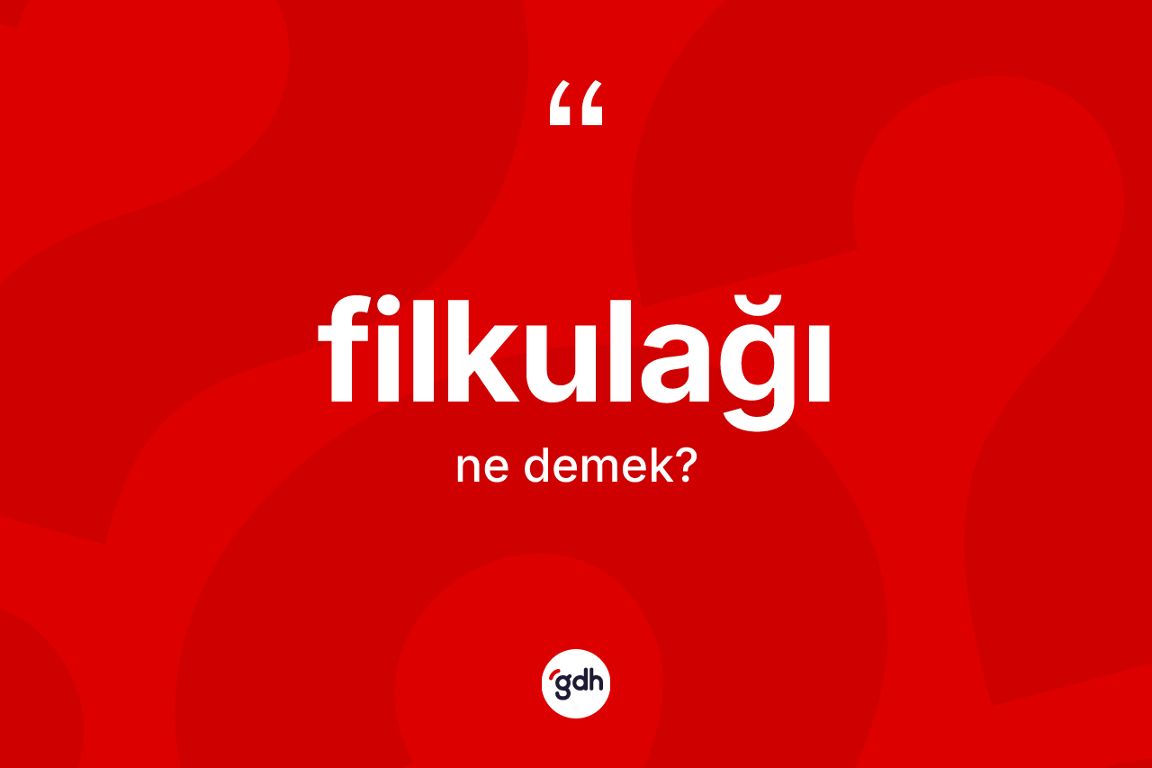 Filkulağı kelimesinin anlamı nedir? Filkulağının halk arasındaki kullanımı nasıldır?