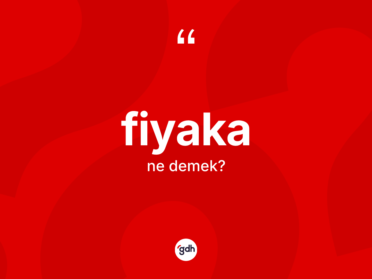 Fiyaka kelimesinin tanımı nedir? Fiyakanın sözlükteki anlamı nedir?