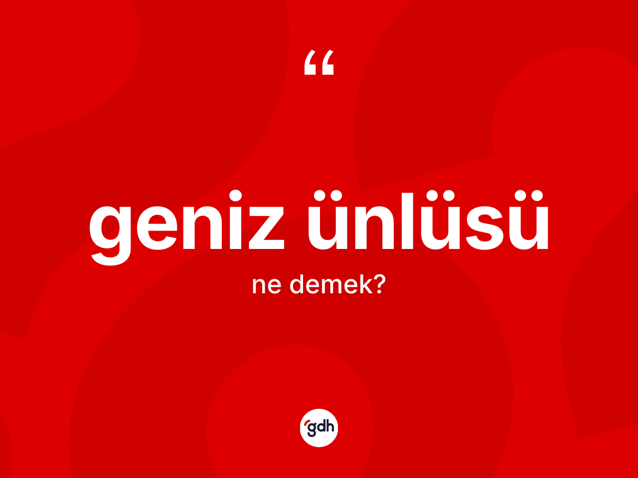 Geniz ünlüsü kelimesi nedir? Geniz ünlüsünün halk arasındaki kullanımı nasıldır?