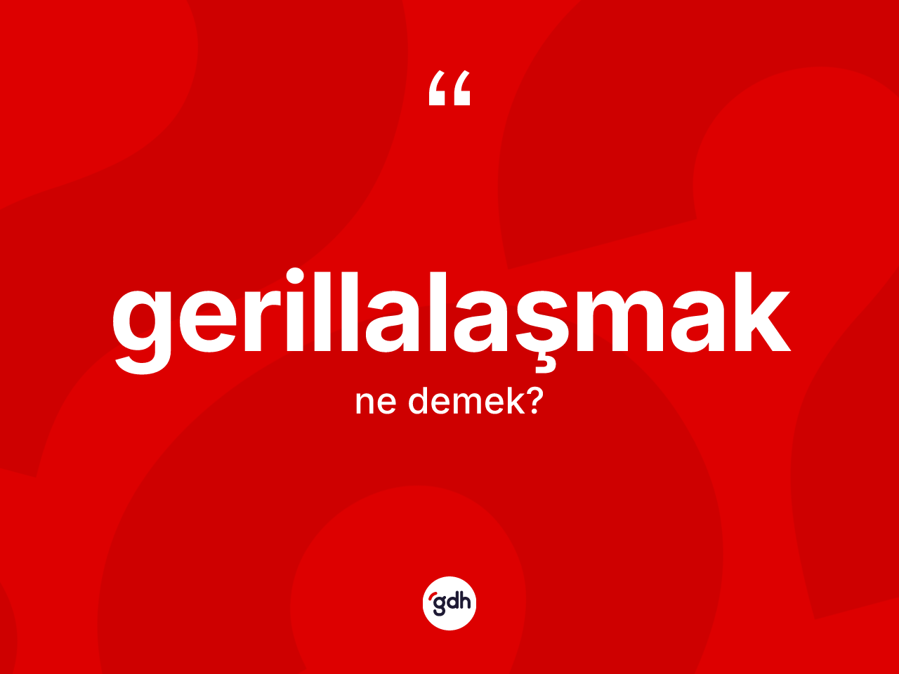 Gerillalaşmak kelimesi ne anlama gelir? Gerillalaşmağın halk arasındaki kullanımı nasıldır?