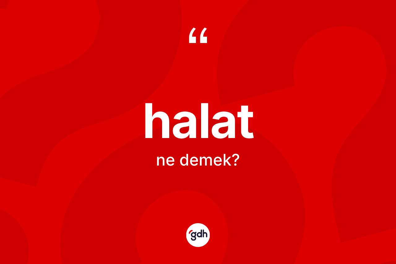 Halat ne demek? Halatın TDK'ya göre anlamı nedir?