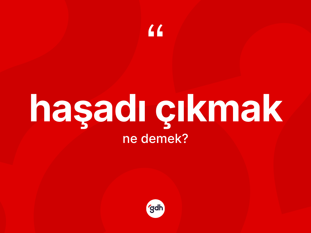 Haşadı çıkmak ne demek? Haşadı çıkmak sözü hangi durumlarda kullanılır?