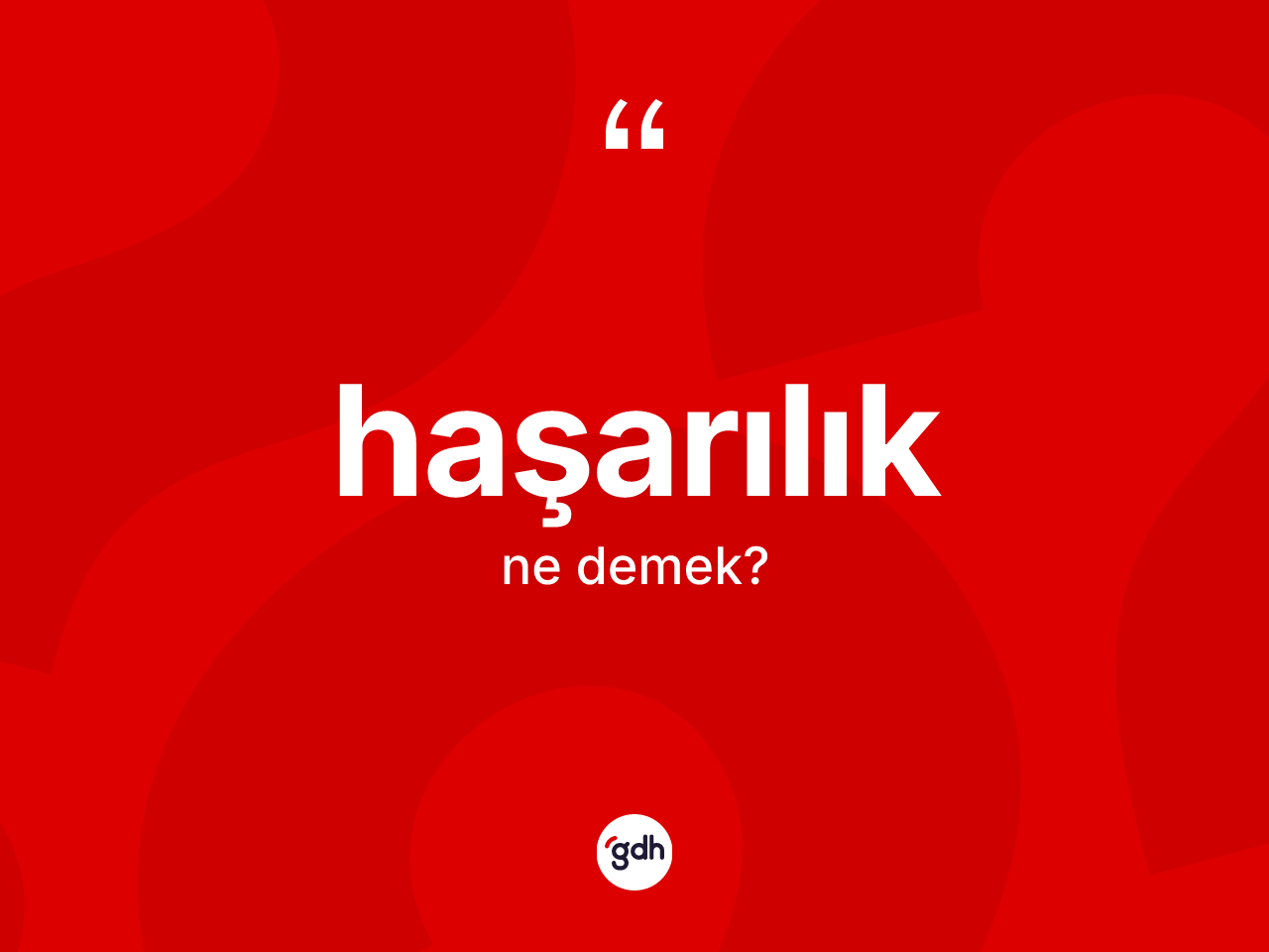 Haşarılık nedir? Haşarılığın kısaca tanımı nedir?