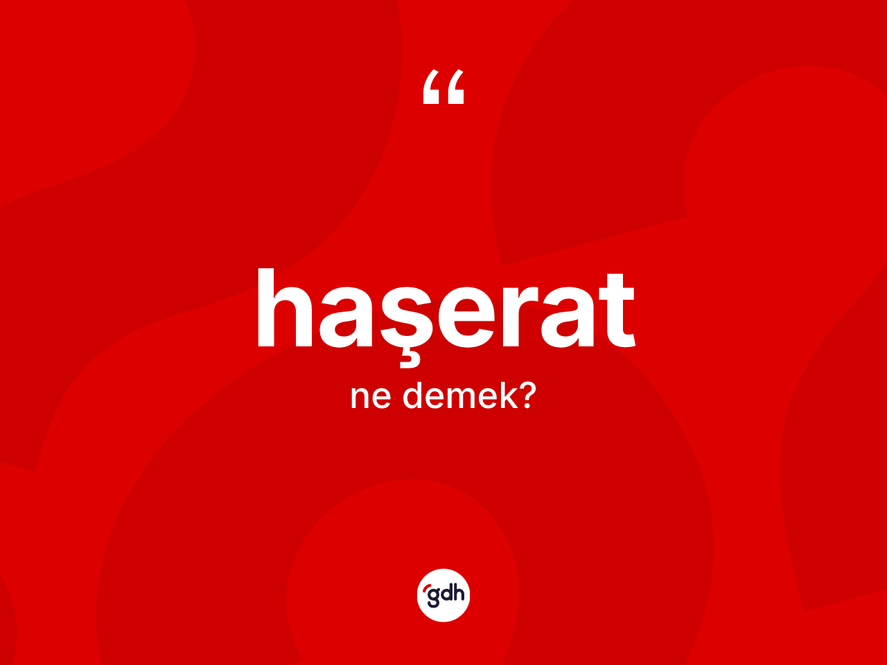 Haşerat kelimesinin sözlükteki tanımı nedir? Haşerat kelimesinin TDK'ya göre açıklaması nedir?