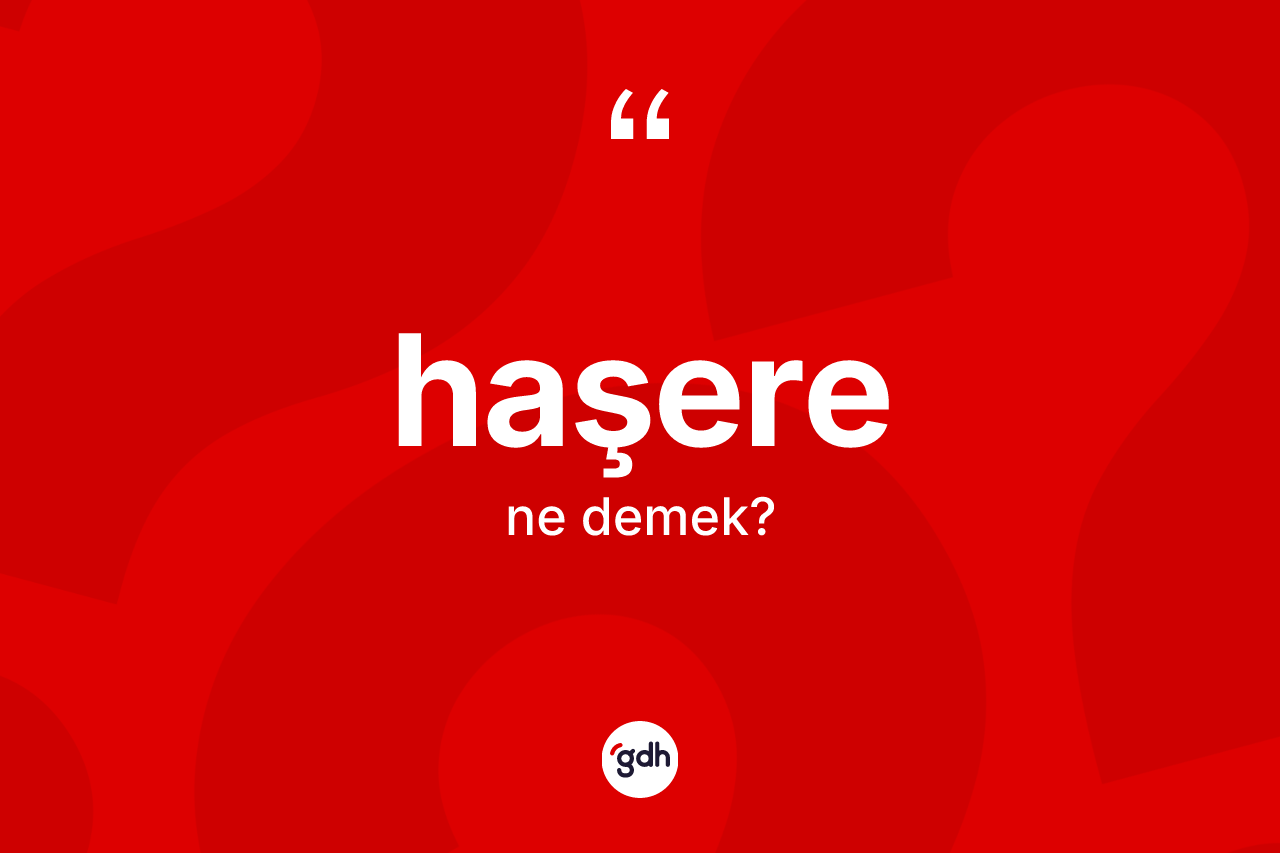 Haşere kelimesinin sözlükteki tanımı nedir? Haşerenin TDK'ya göre anlamı nedir?