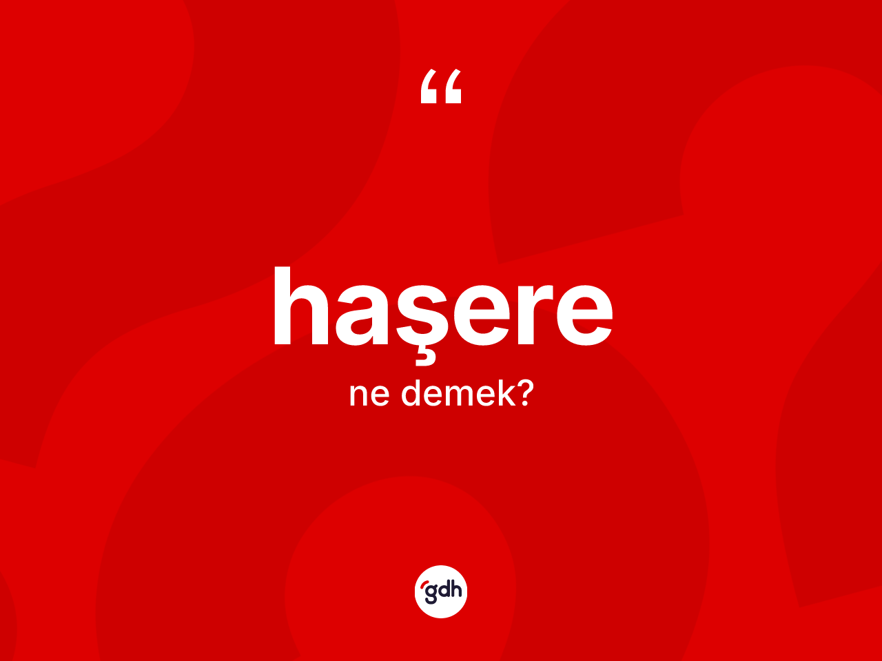 Haşere kelimesinin sözlükteki tanımı nedir? Haşerenin TDK'ya göre anlamı nedir?