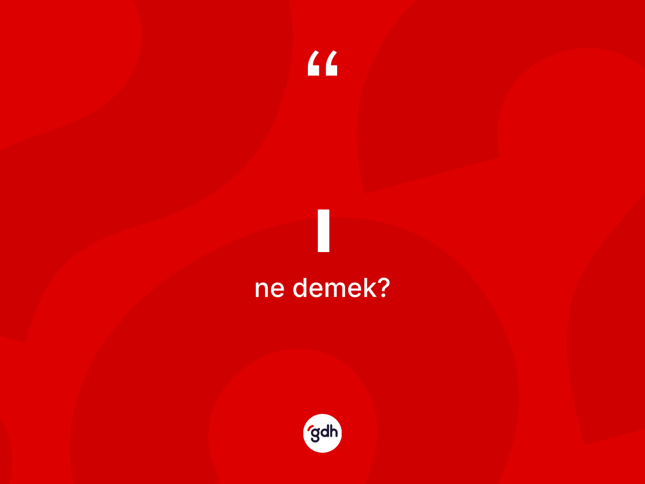 I kelimesinin sözlükteki tanımı nedir? Inin TDK'ya göre anlamı nedir?