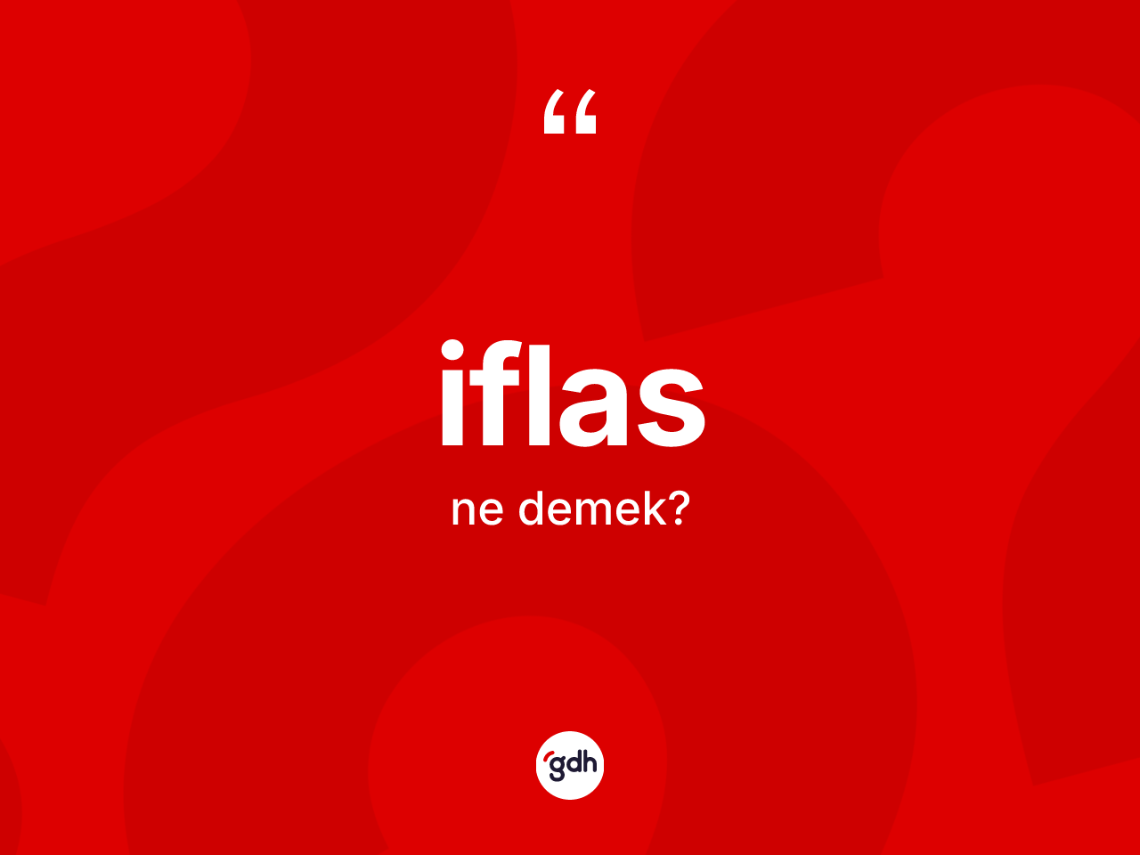 İflas ne anlama gelir? İflasın TDK'ya göre anlamı nedir?