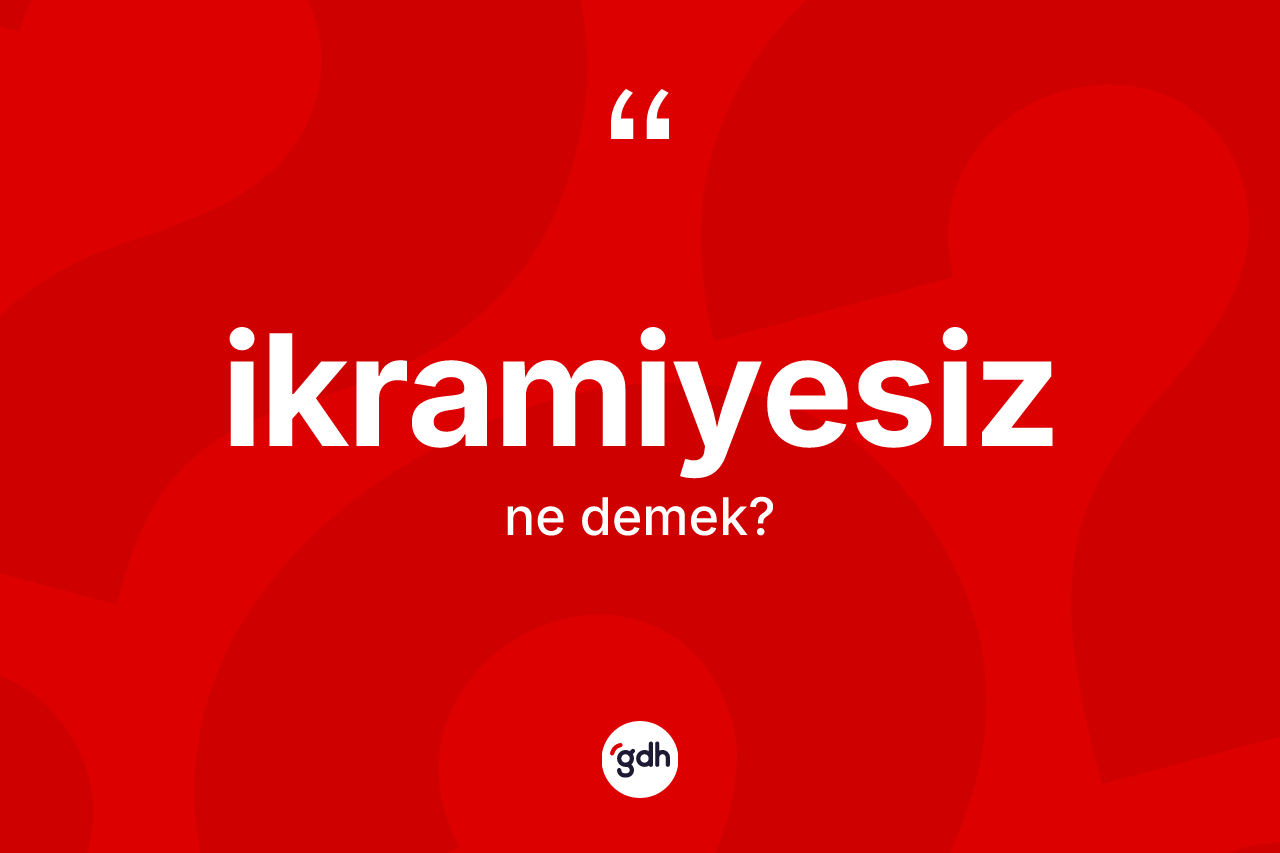 İkramiyesiz nedir? İkramiyesiz kelimesinin özellikleri nelerdir?