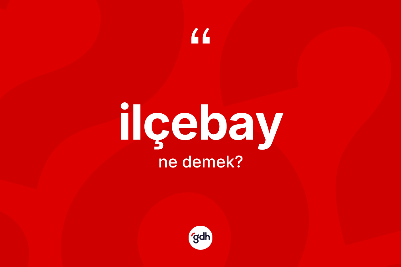 İlçebay nedir? İlçebayın kısaca tanımı nedir?