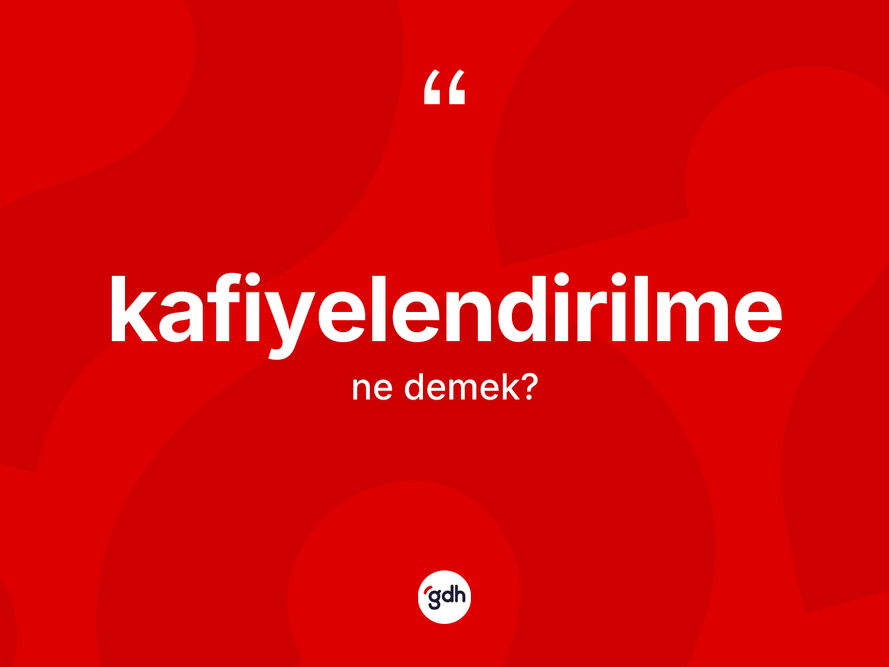 Kafiyelendirilme kelimesinin tanımı nedir? Kafiyelendirilme kelimesinin TDK anlamı nedir?