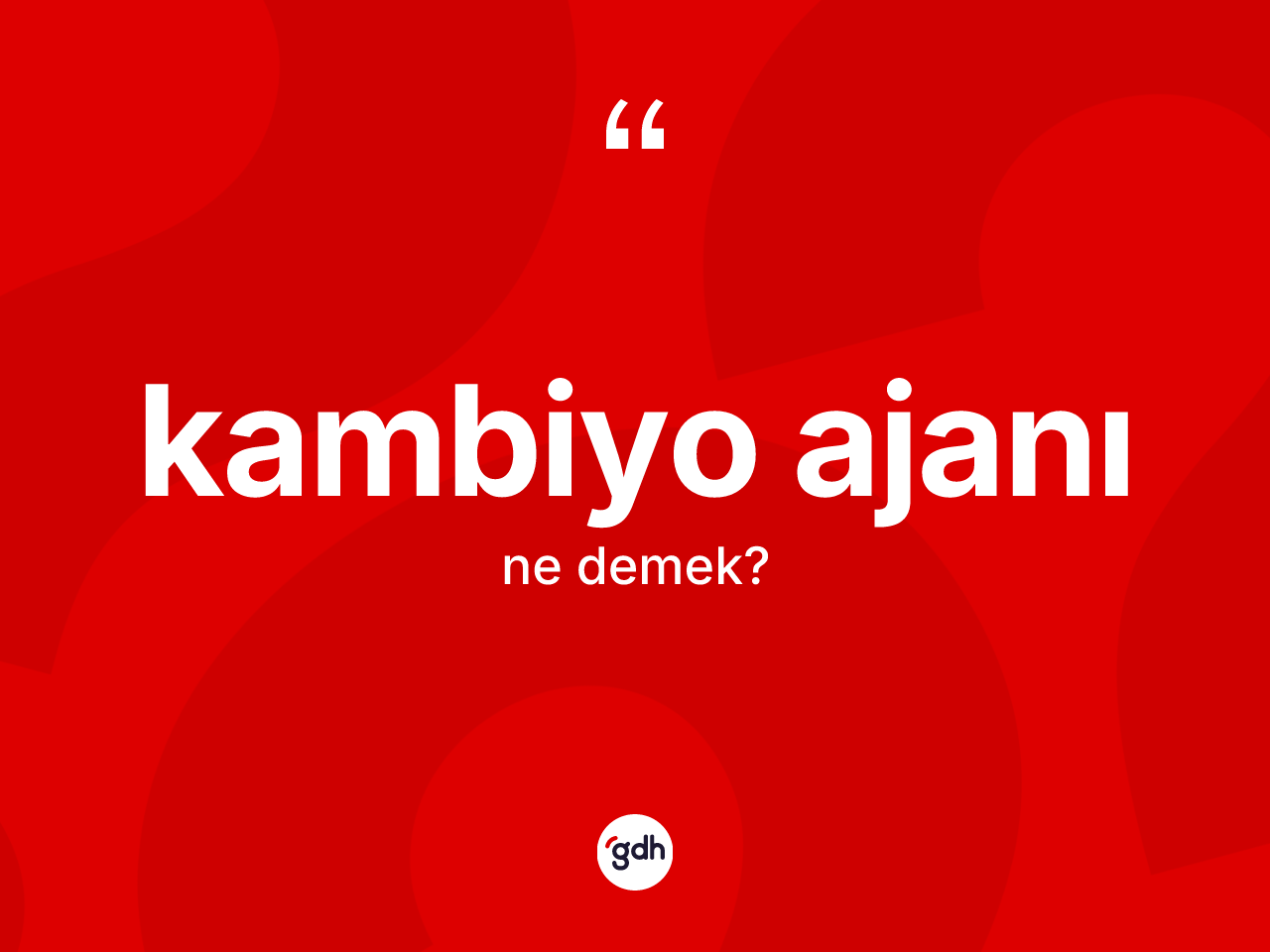 Kambiyo ajanı kelimesi ne anlama gelir? Kambiyo ajanı kelimesinin TDK'ya göre açıklaması nedir?