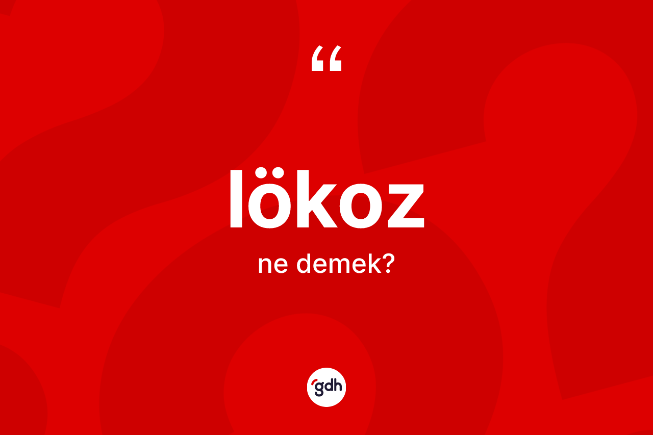 Lökoz kelimesinin anlamı nedir? Lökozun TDK'ya göre anlamı nedir?