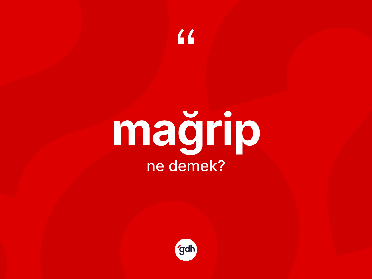 Mağrip kelimesi nedir? Mağribin sözlükteki anlamı nedir?