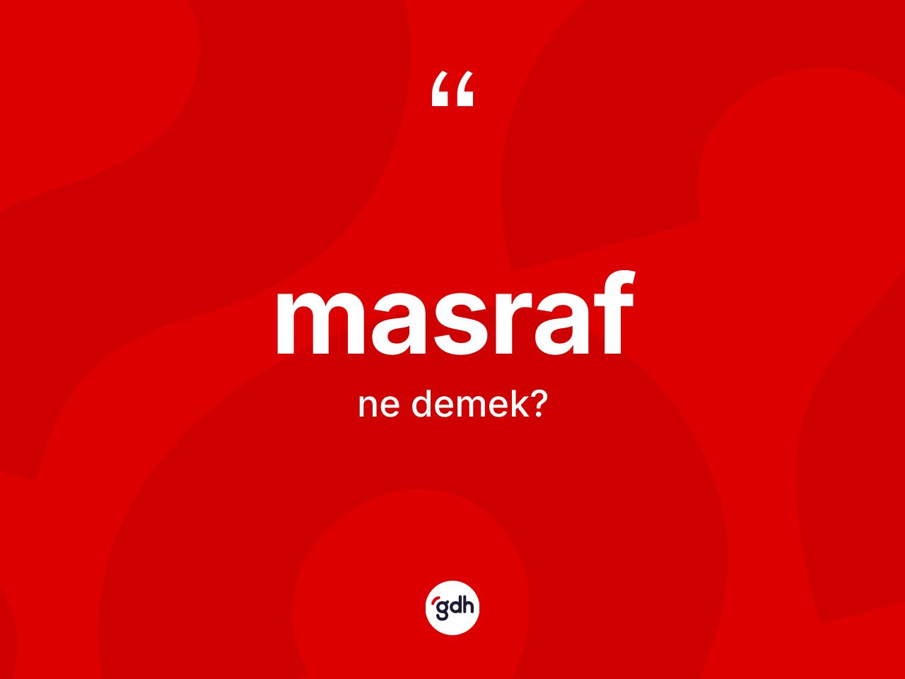 Masraf kelimesi nedir? Masrafın TDK'ya göre anlamı nedir?