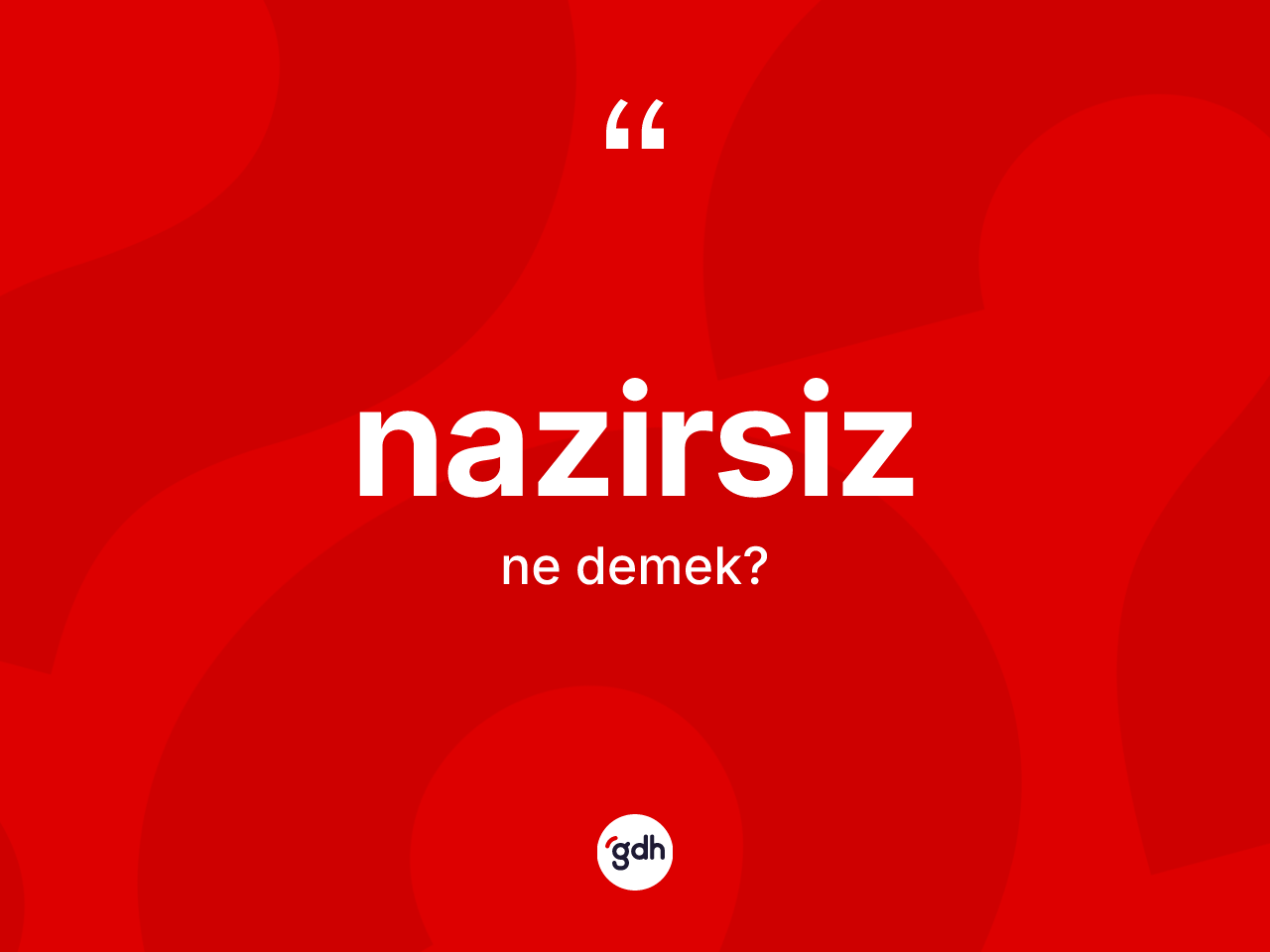 Nazirsiz kelimesi nedir? Nazirsizin halk arasındaki kullanımı nasıldır?