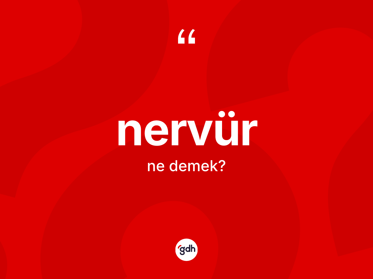 Nervür kelimesi nedir? Nervürün TDK'ya göre anlamı nedir?