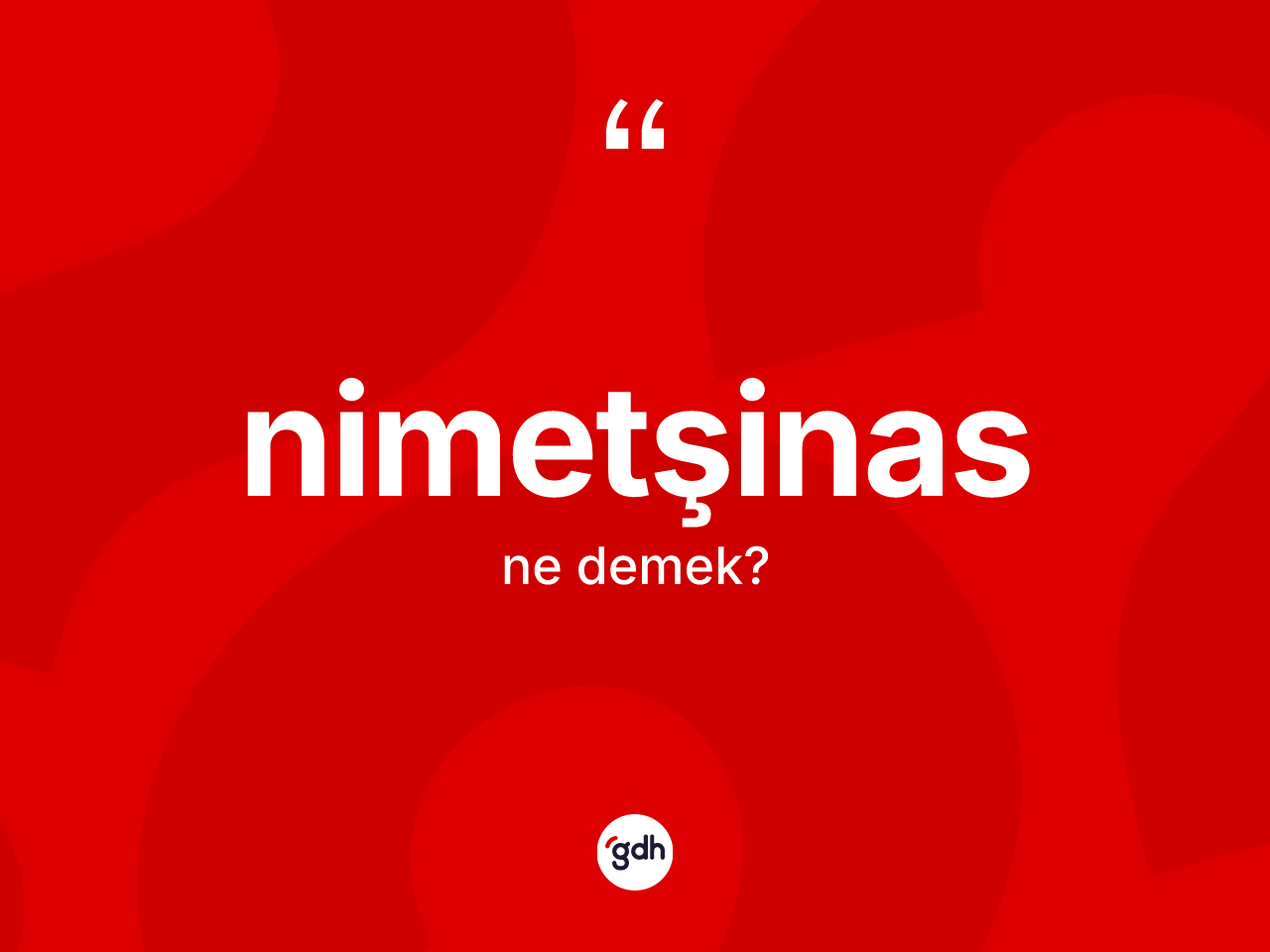 Nimetşinas ne demek? Nimetşinasın TDK'ya göre anlamı nedir?