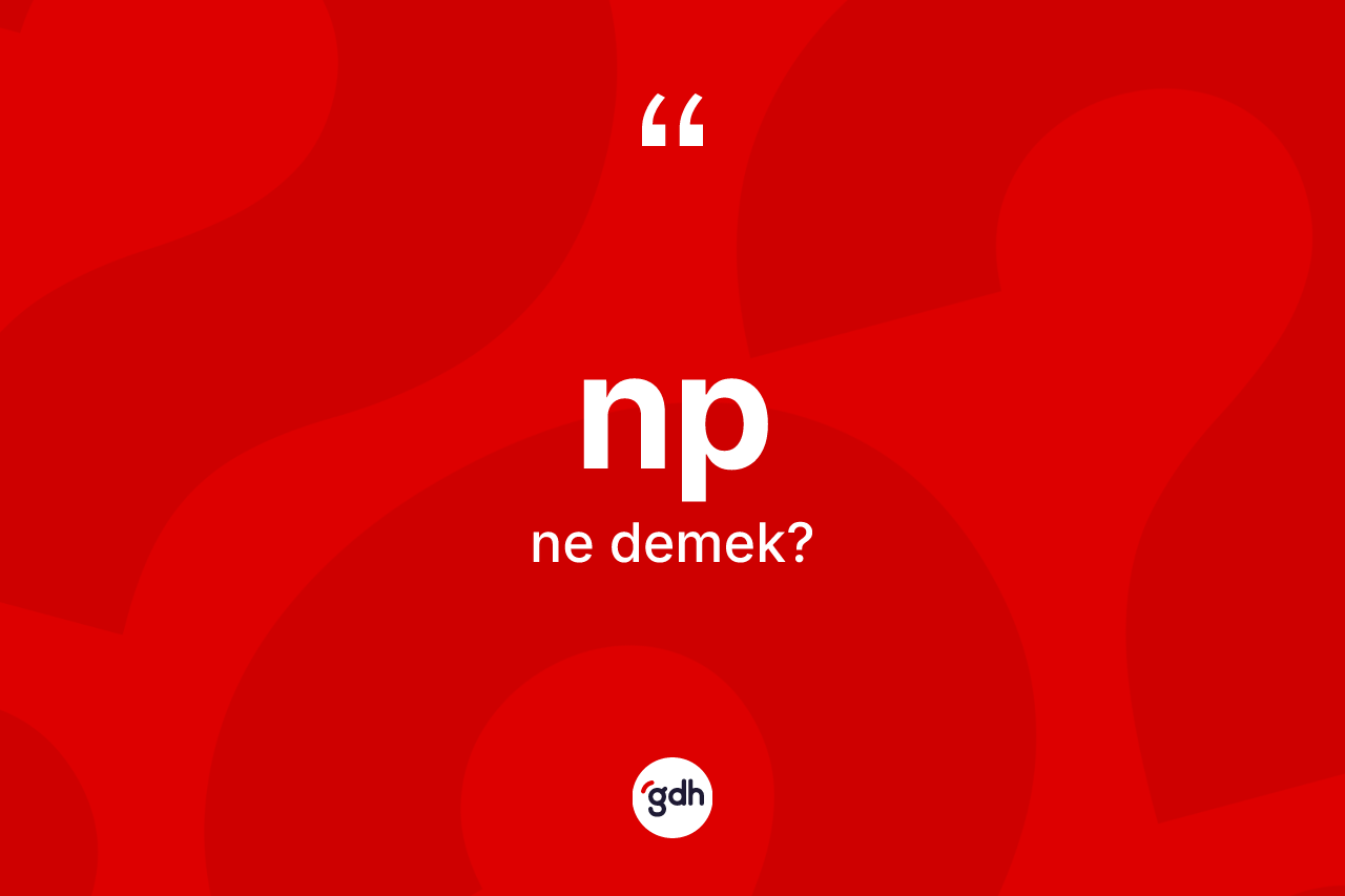 Np kelimesinin tanımı nedir? Nbin sözlükteki anlamı nedir?