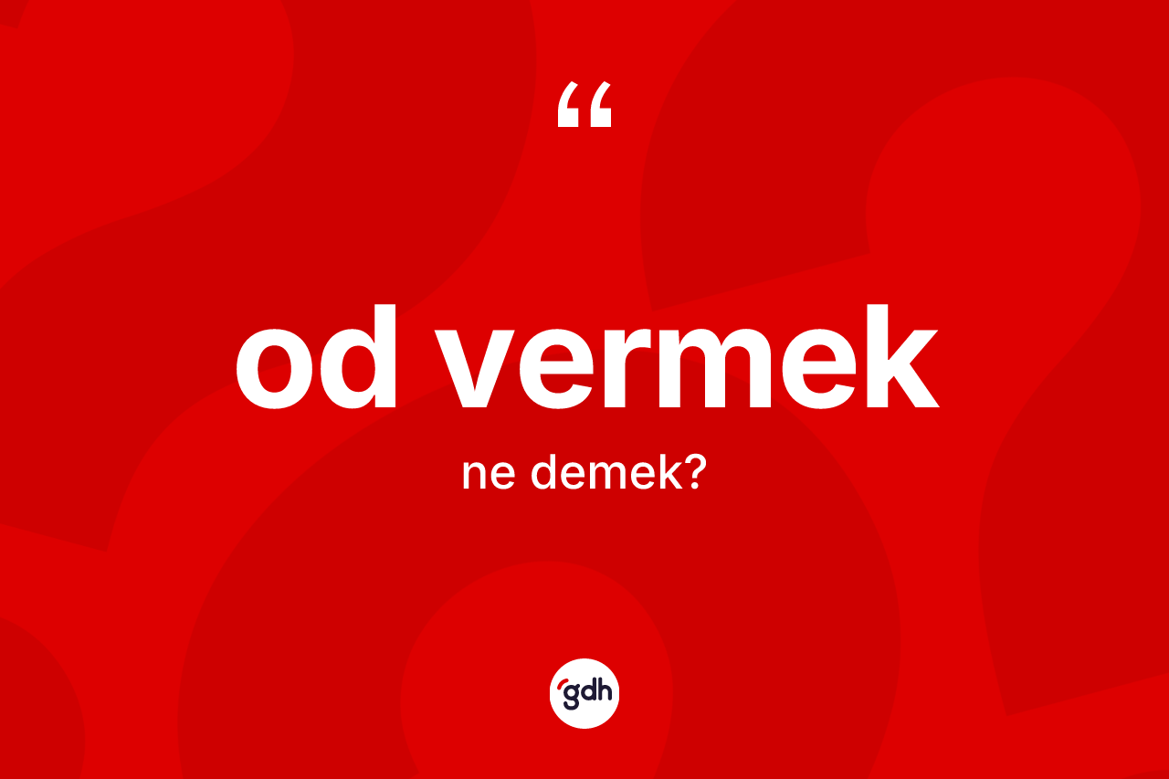 Od vermek ifadesinin sözlükteki anlamı nedir? Od vermek ifadesinin TDK'ya göre açıklaması nedir?