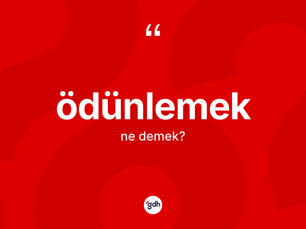 Ödünlemek nedir? Ödünlemek kelimesinin TDK anlamı nedir?