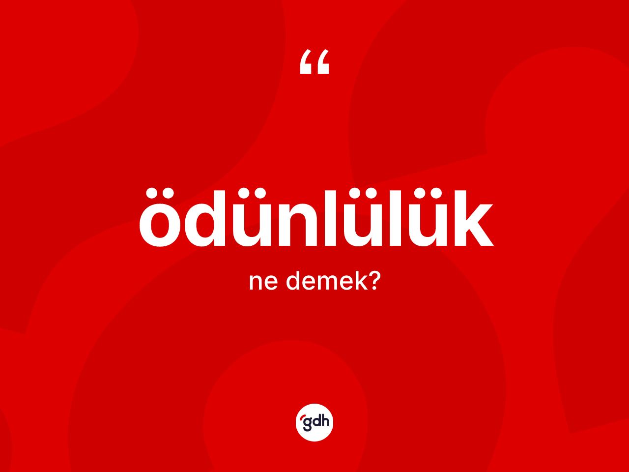 Ödünlülük ne demek? Ödünlülüğün TDK'ya göre anlamı nedir?