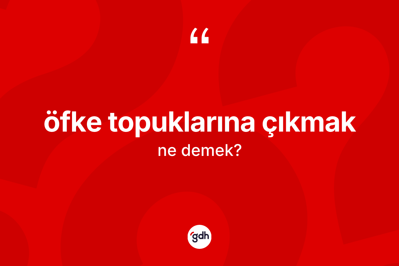 Öfke topuklarına çıkmak ifadesinin anlamı nedir? Öfke topuklarına çıkmak sözünün TDK açıklaması nedir?