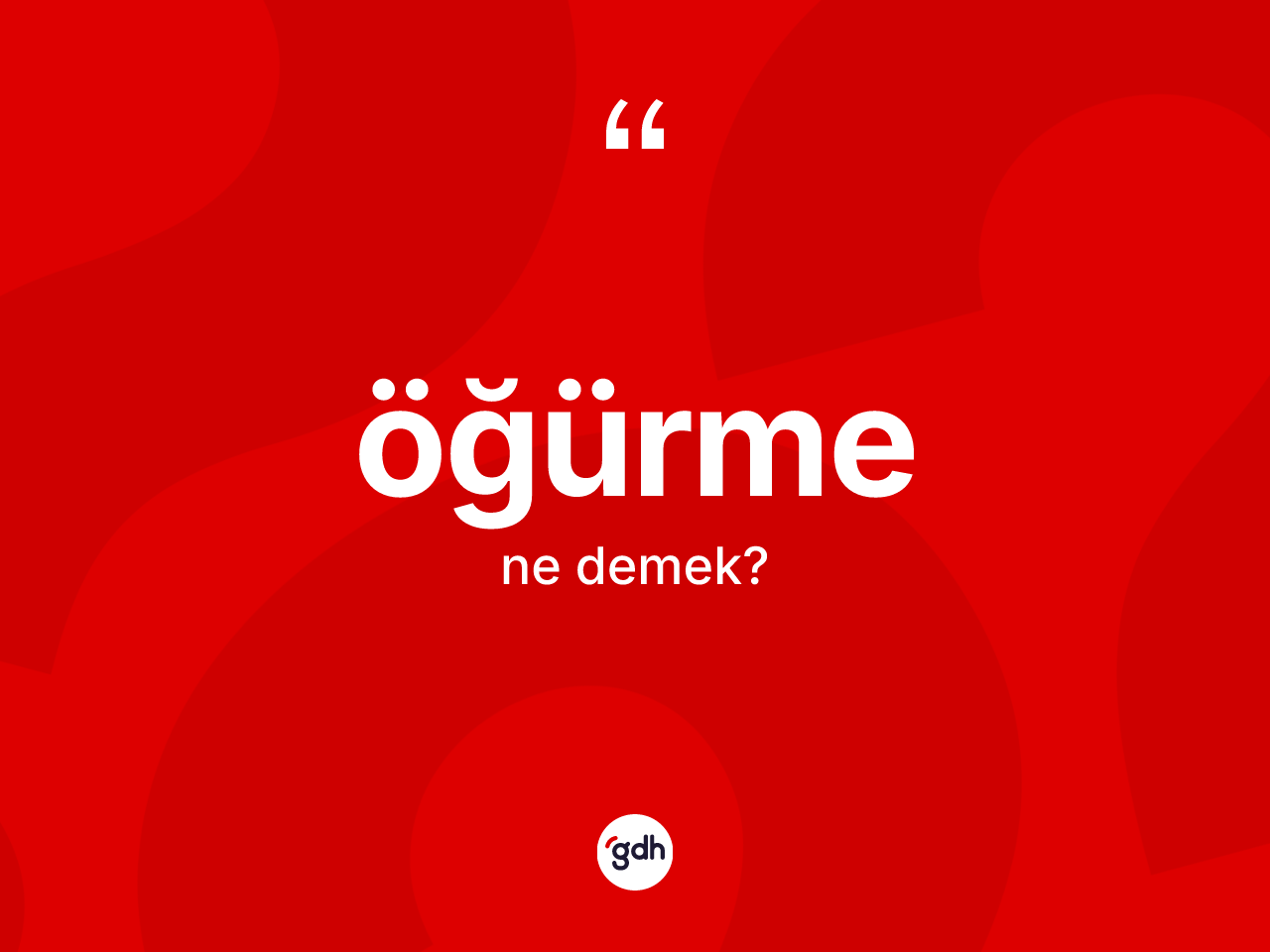 Öğürme kelimesinin anlamı nedir? Öğürme kelimesinin TDK anlamı nedir?