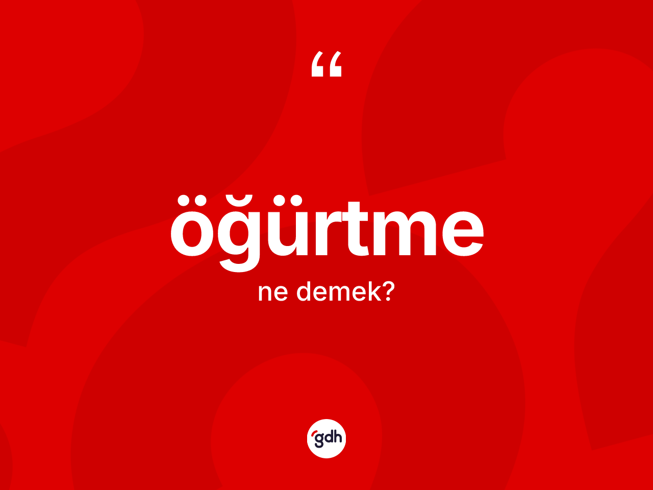 Öğürtme kelimesinin sözlükteki tanımı nedir? Öğürtme kelimesinin TDK'ya göre açıklaması nedir?