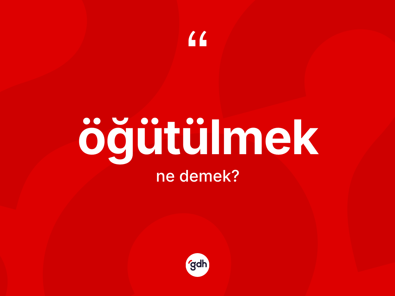 Öğütülmek kelimesi ne anlama gelir? Öğütülmek kelimesinin özellikleri nelerdir?