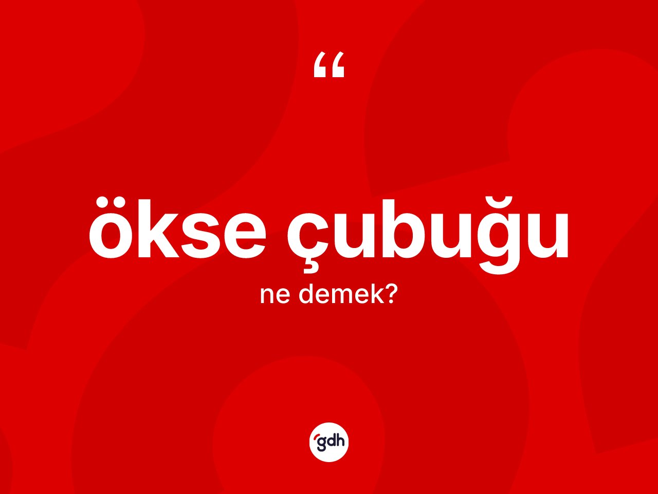 Ökse çubuğu kelimesinin tanımı nedir? Ökse çubuğu kelimesinin kaç farklı anlamı var?