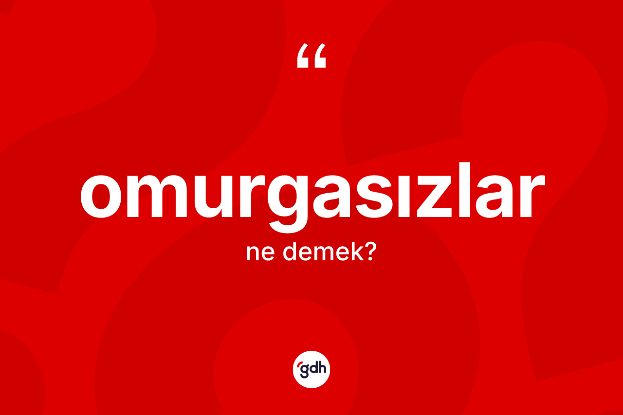 Omurgasızlar kelimesinin tanımı nedir? Omurgasızların TDK'ya göre anlamı nedir?