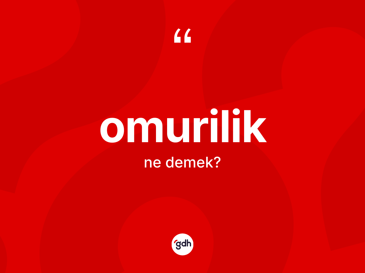 Omurilik nedir? Omuriliğin sözlükteki anlamı nedir?