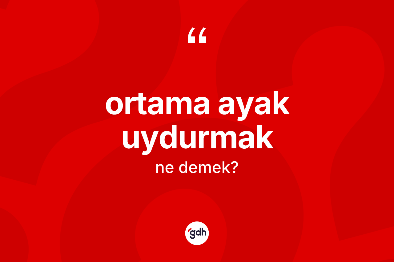 Ortama ayak uydurmak ifadesinin anlamı nedir? Ortama ayak uydurmak ifadesi hangi durumlarda kullanılır?