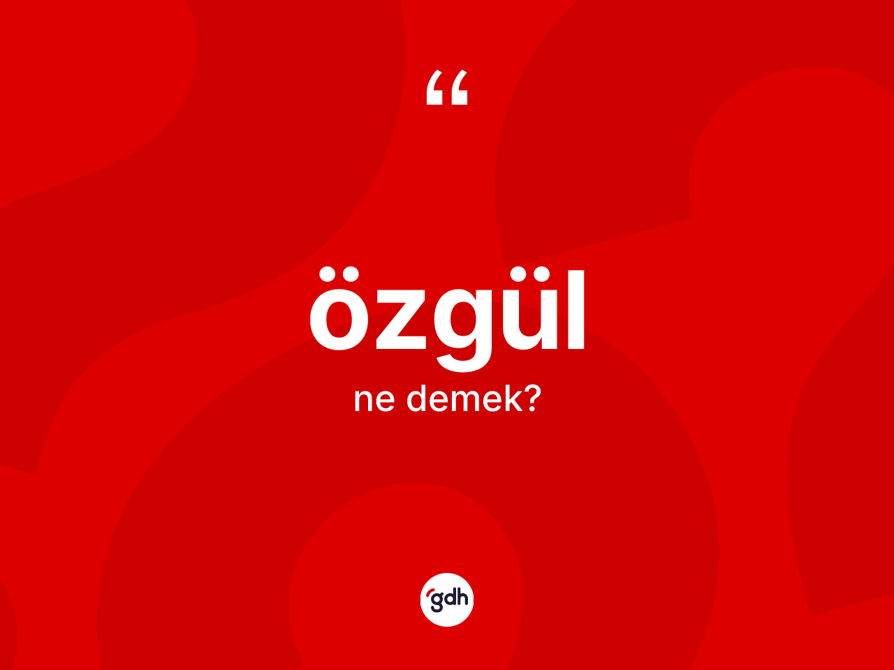 Özgül kelimesinin tanımı nedir? Özgül kelimesinin TDK anlamı nedir?