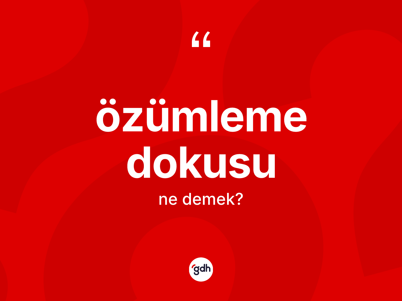 Özümleme dokusu kelimesinin sözlükteki tanımı nedir? Özümleme dokusunun sözlükteki anlamı nedir?