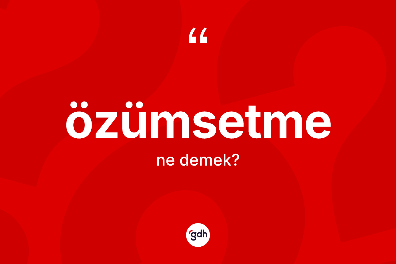 Özümsetme kelimesinin sözlükteki tanımı nedir? Özümsetme kelimesinin özellikleri nelerdir?