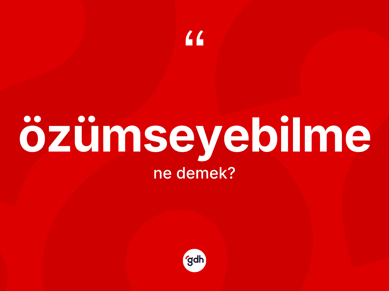 Özümseyebilme kelimesinin sözlükteki tanımı nedir? Özümseyebilme kelimesinin kaç farklı anlamı var?