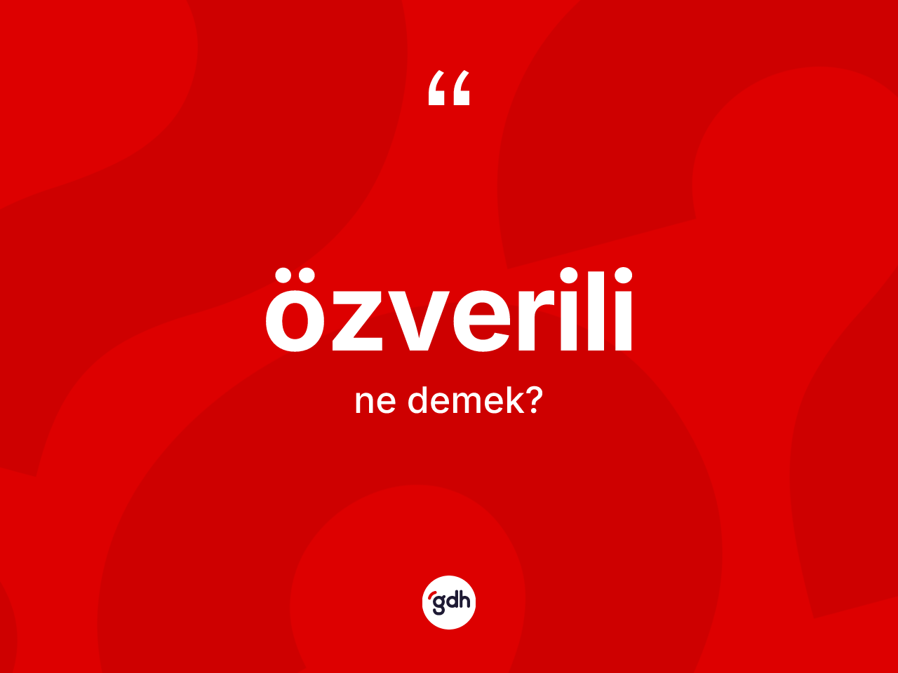 Özverili kelimesinin anlamı nedir? Özverilinin TDK'ya göre anlamı nedir?