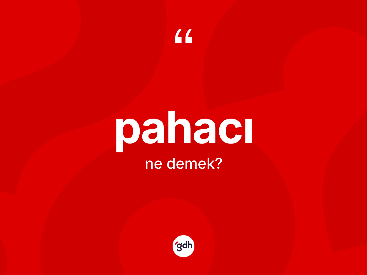 Pahacı kelimesinin anlamı nedir? Pahacının TDK'ya göre anlamı nedir?