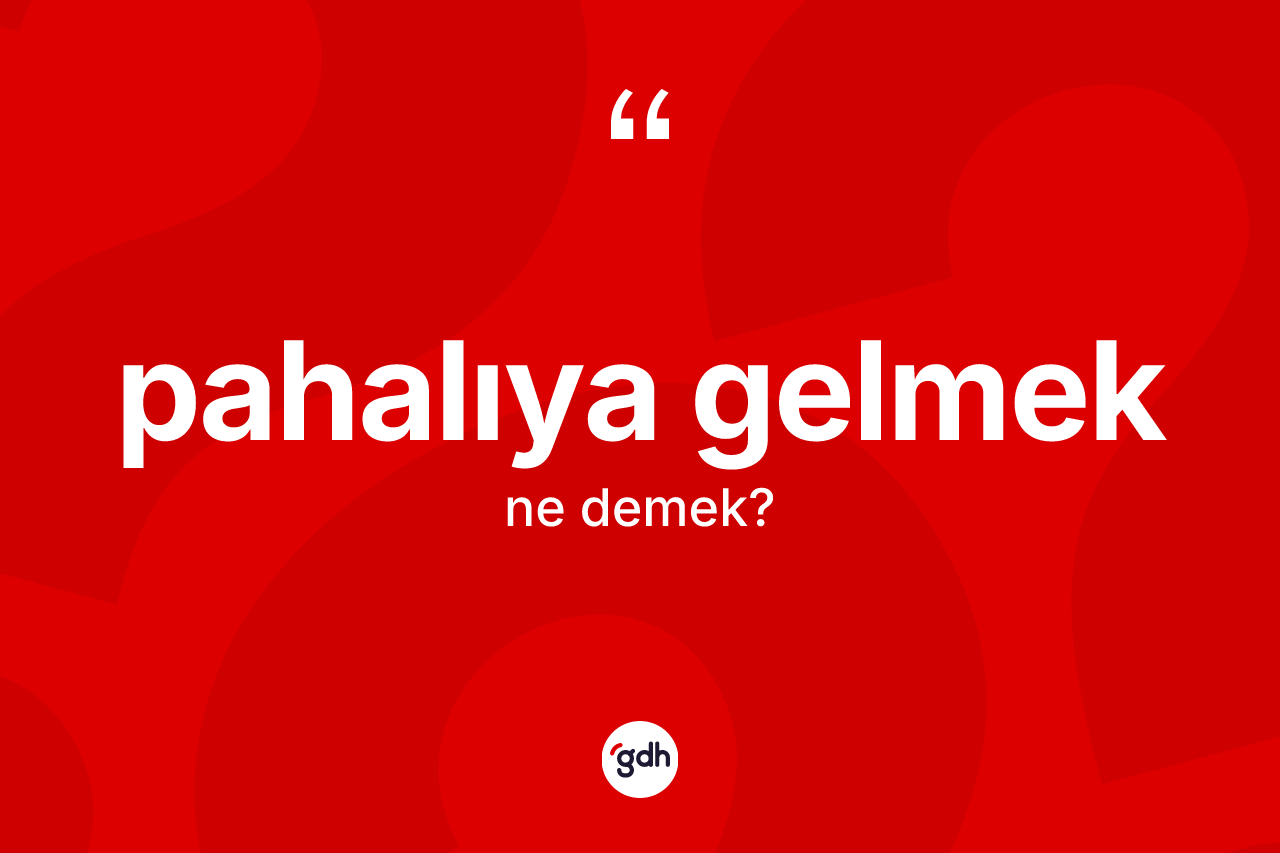 Pahalıya gelmek ifadesinin anlamı nedir? Pahalıya gelmek ifadesinin TDK'ya göre açıklaması nedir?